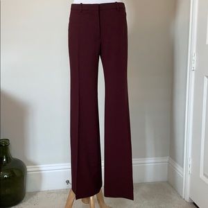 Theory wool burgundy slacks. Perfect condition!